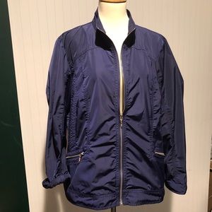 Chico’s Zenergy Blue Long Sleeve Full Zip Jacket